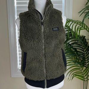 Bass Route Hiking Faux Sherpa Vest
